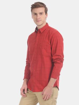 red checkered casual shirt - 17575887 - Standard Image - 2