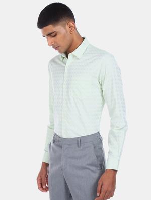 green checkered formal shirt - 17575959 - Standard Image - 2