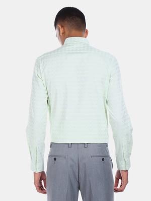 green checkered formal shirt - 17575959 - Standard Image - 3