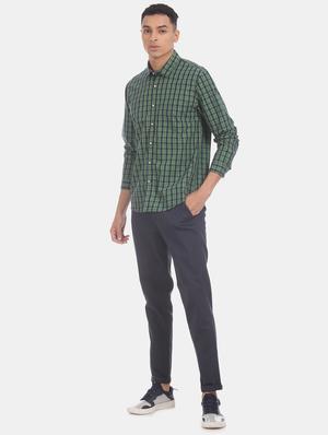 green checkered casual shirt - 17575996 - Standard Image - 4