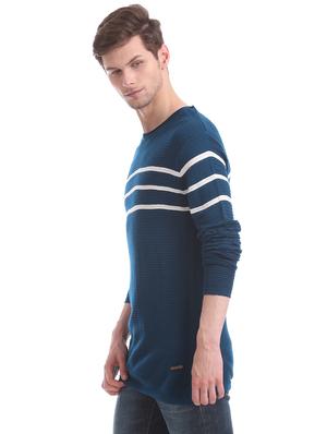 navy blue striped pullover - 17576110 - Standard Image - 3