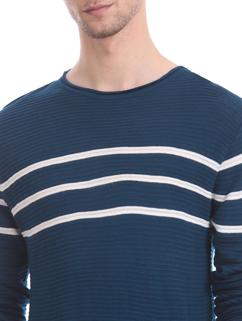 navy blue striped pullover - 17576110 - Zoom Image - 6