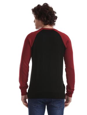 black color block pullover - 17576135 - Standard Image - 4