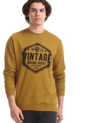 brown printed sweatshirt - 17576235 - Standard Image - 2