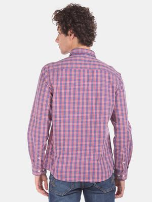 multi colored checkered casual shirt - 17576291 - Standard Image - 3