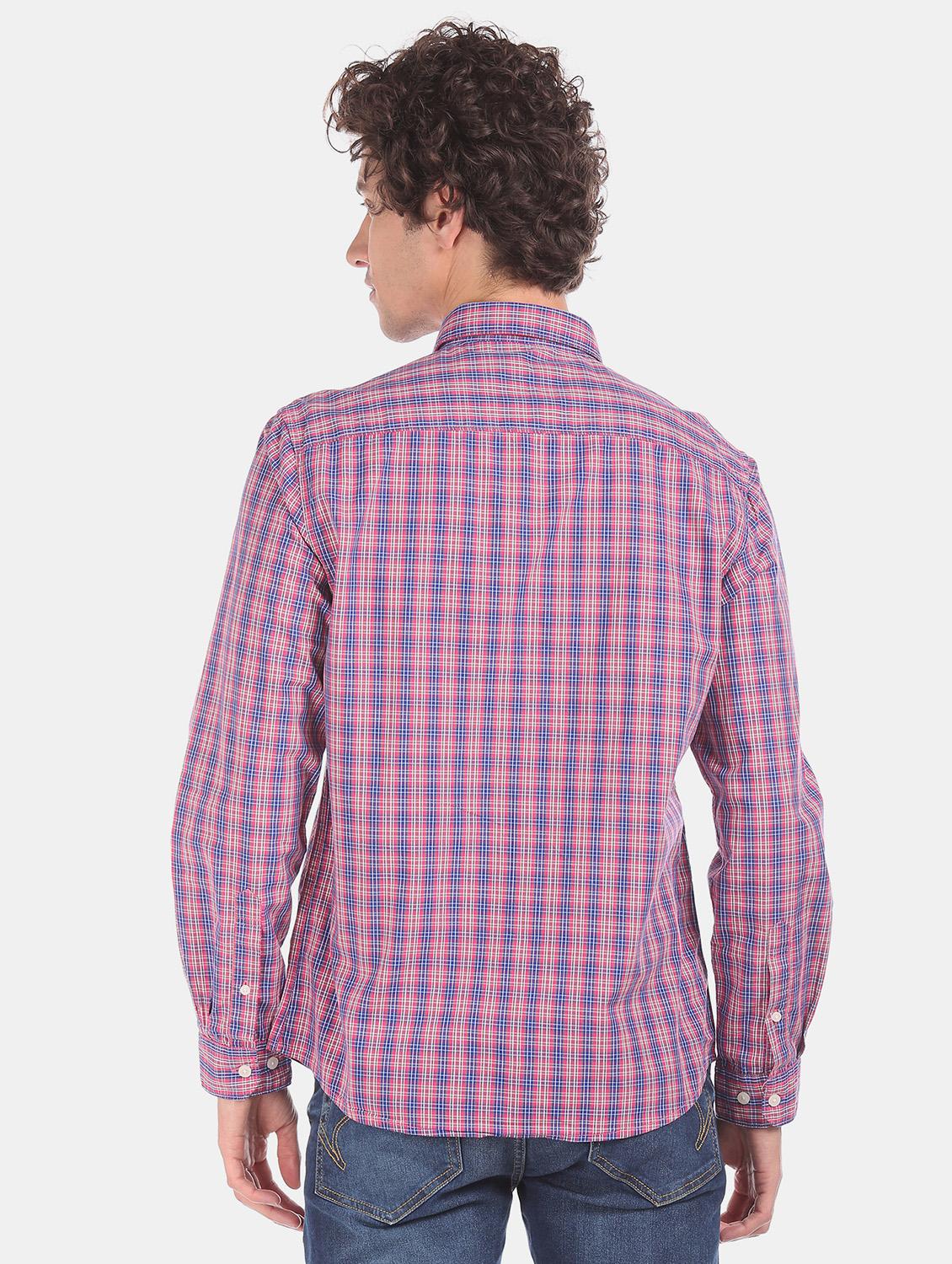 multi colored checkered casual shirt - 17576291 - Zoom Image - 3