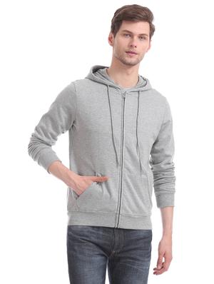 grey solid sweatshirt - 17576294 - Standard Image - 2