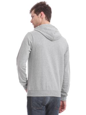 grey solid sweatshirt - 17576294 - Standard Image - 4