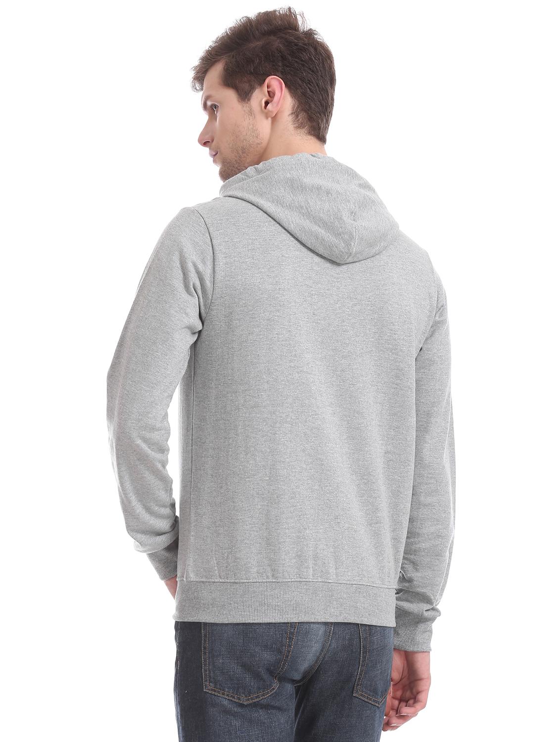 grey solid sweatshirt - 17576294 - Zoom Image - 4