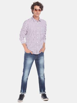white checkered casual shirt - 17576309 - Standard Image - 4