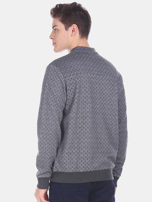 grey self design sweatshirt - 17576336 - Standard Image - 3