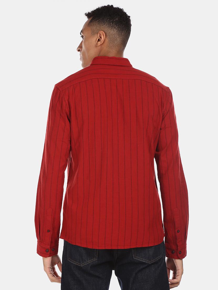 red striped casual shirt - 17576545 - Zoom Image - 3