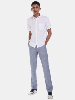 white printed casual shirt - 17576564 - Standard Image - 4