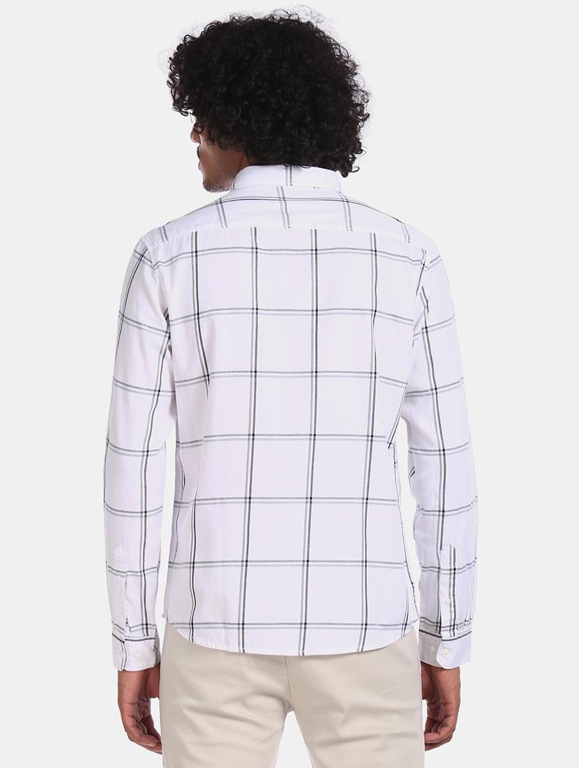 white checkered casual shirt - 17576662 - Zoom Image - 2