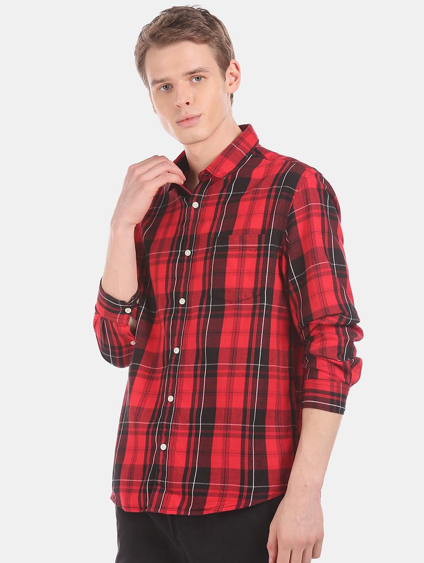 red checkered casual shirt - 17576752 - Zoom Image - 1