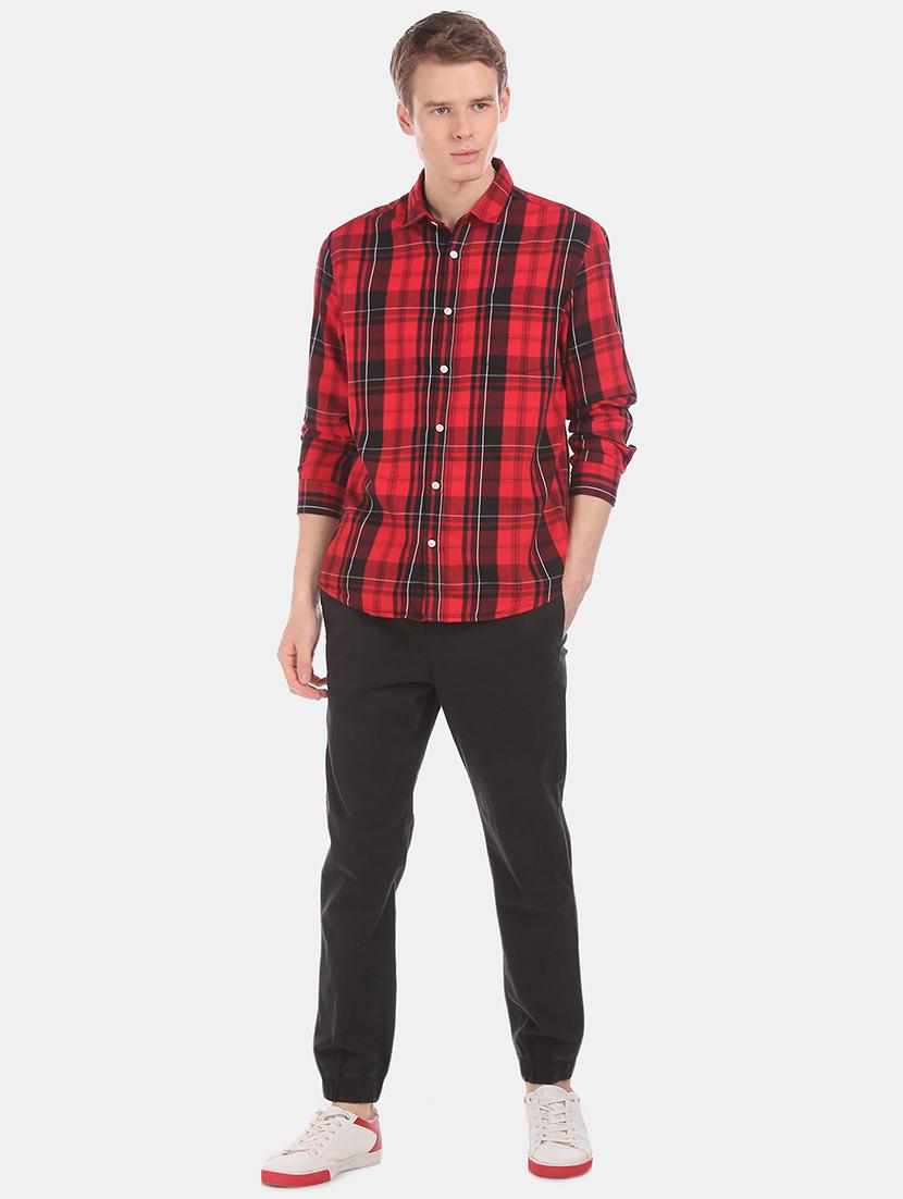 red checkered casual shirt - 17576752 - Zoom Image - 4