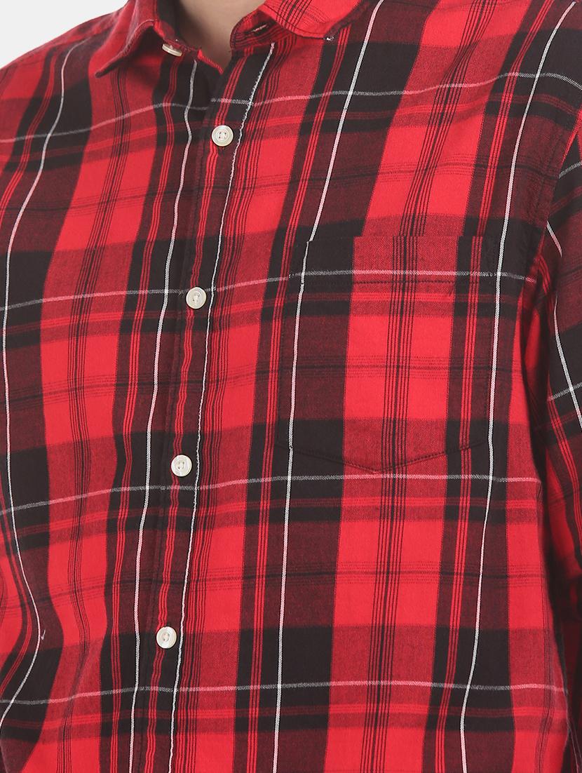 red checkered casual shirt - 17576752 - Zoom Image - 5