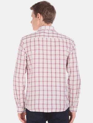 white checkered casual shirt - 17576772 - Standard Image - 3