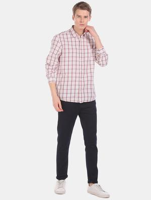 white checkered casual shirt - 17576772 - Standard Image - 4