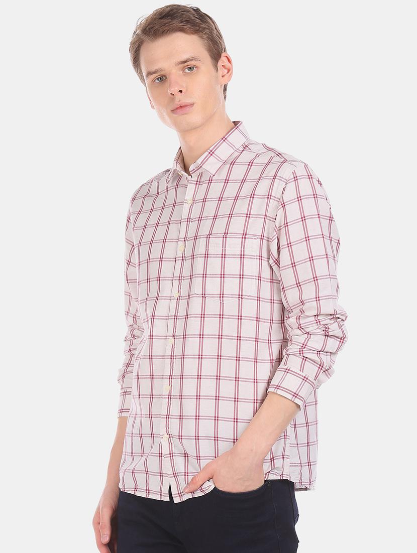 white checkered casual shirt - 17576772 - Zoom Image - 1