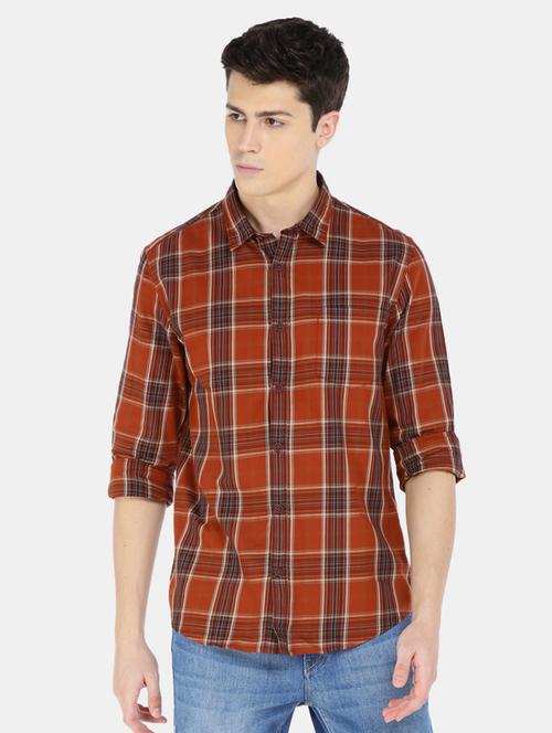 red checkered casual shirt - 17576827 - Very Small Image - 1