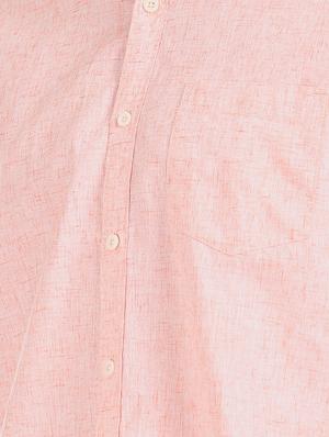 pink solid casual shirt - 17576888 - Standard Image - 5