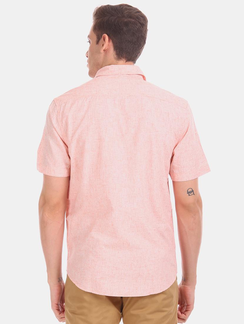 pink solid casual shirt - 17576888 - Zoom Image - 3