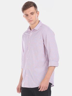 white checkered casual shirt - 17576892 - Standard Image - 2