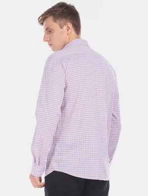 white checkered casual shirt - 17576892 - Standard Image - 3
