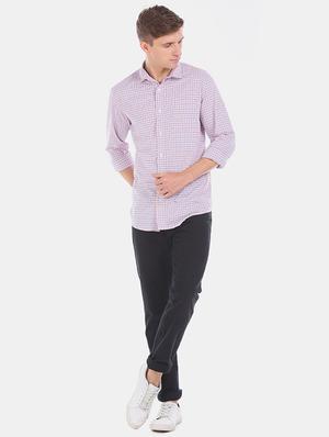 white checkered casual shirt - 17576892 - Standard Image - 4