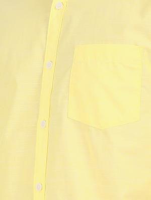 yellow solid casual shirt - 17576914 - Standard Image - 5
