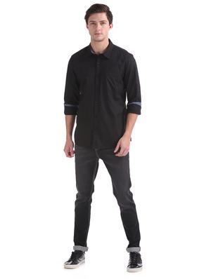 black printed casual shirt - 17577066 - Standard Image - 4