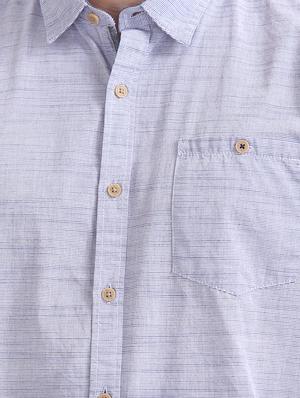 blue striped casual shirt - 17577357 - Standard Image - 5