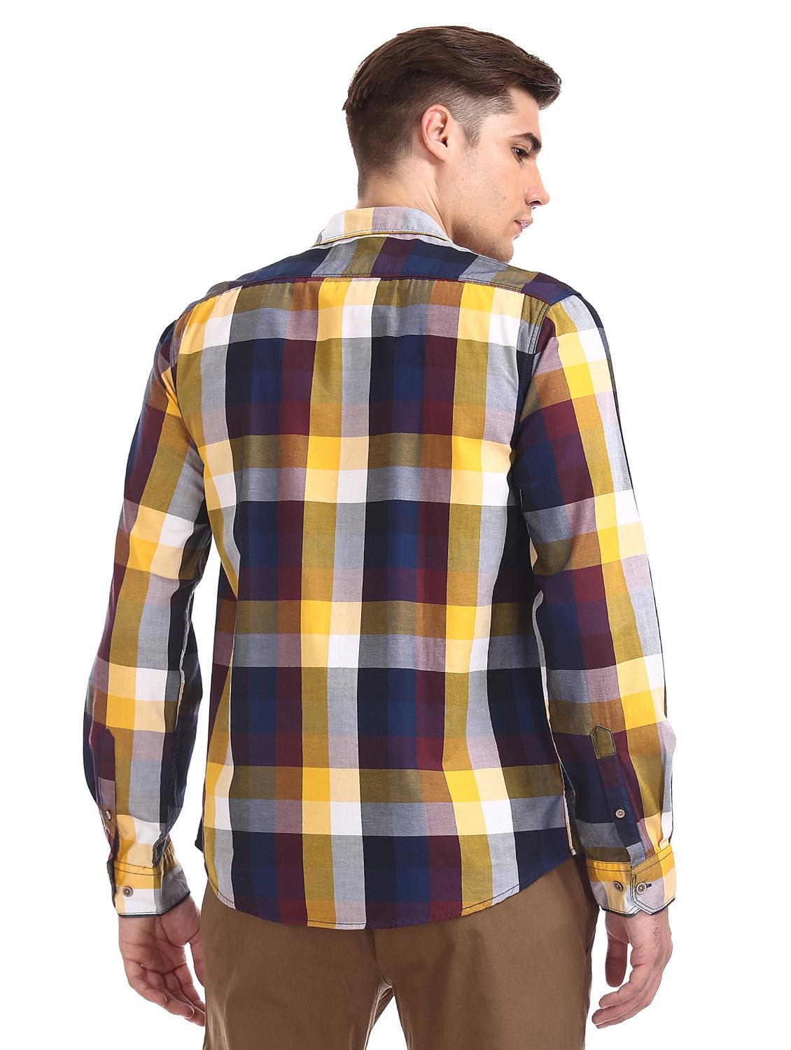 multi colored checkered casual shirt - 17577505 - Zoom Image - 3