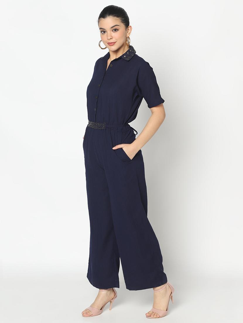 embellished detail full leg jumpsuit - 17577675 - Zoom Image - 2