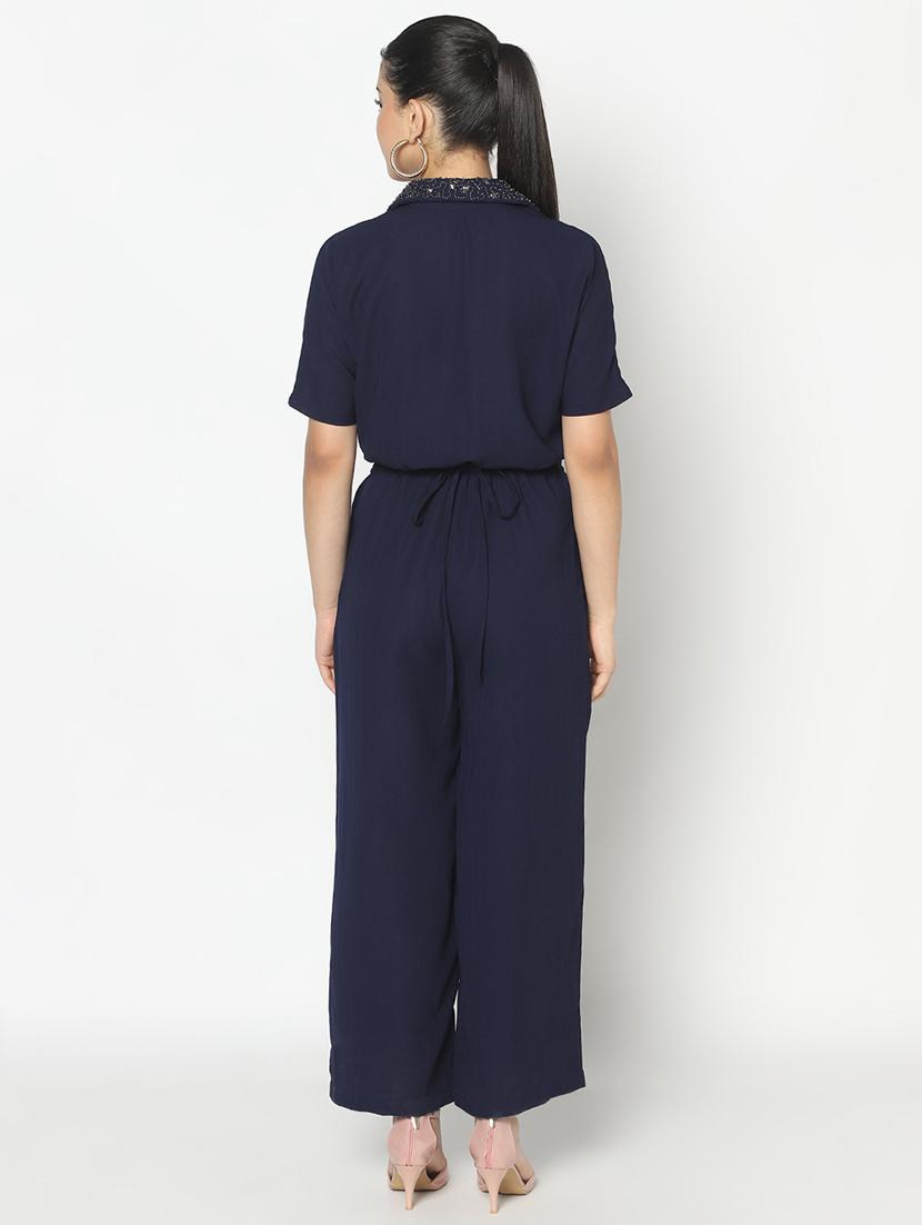 embellished detail full leg jumpsuit - 17577675 - Zoom Image - 3