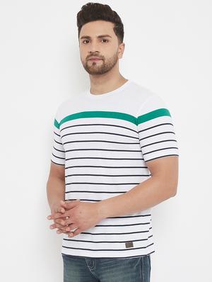 white striped t-shirt - 17577877 - Standard Image - 2