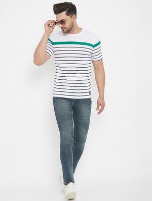 white striped t-shirt - 17577877 - Standard Image - 4