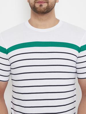white striped t-shirt - 17577877 - Standard Image - 5