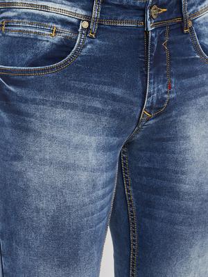blue heavy washed denim jeans - 17578514 - Standard Image - 5