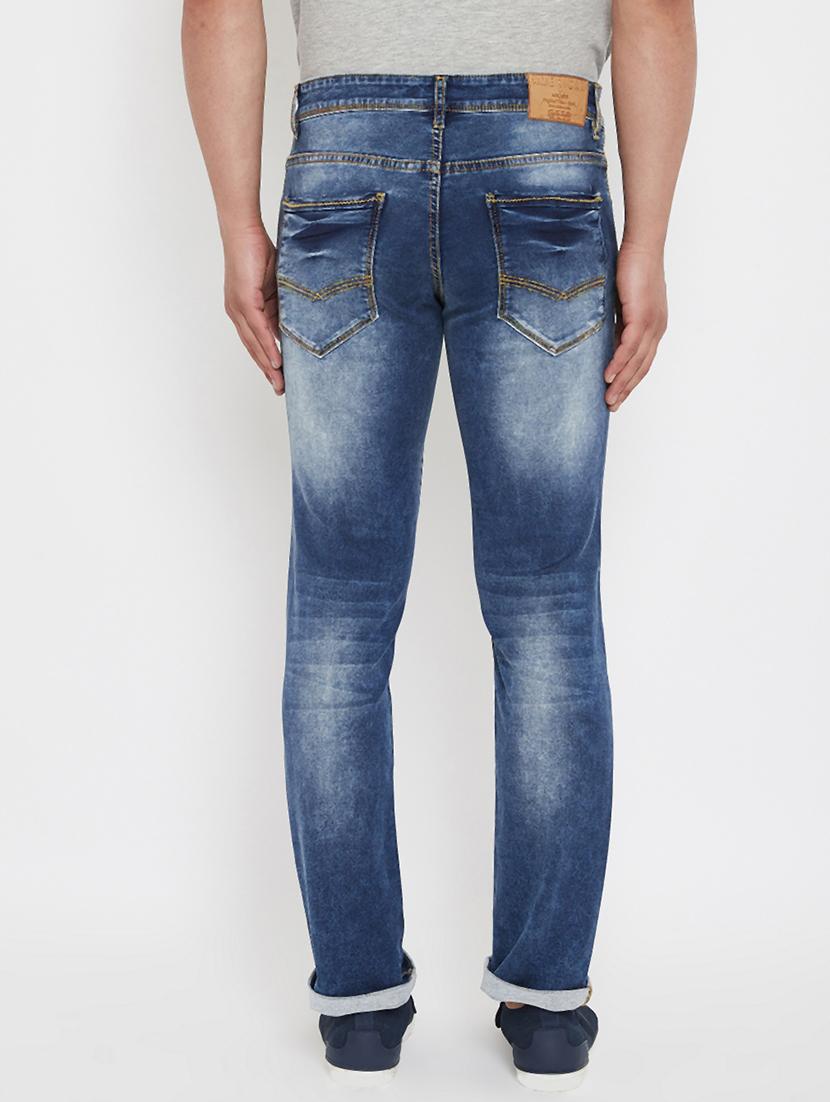 blue heavy washed denim jeans - 17578514 - Zoom Image - 3