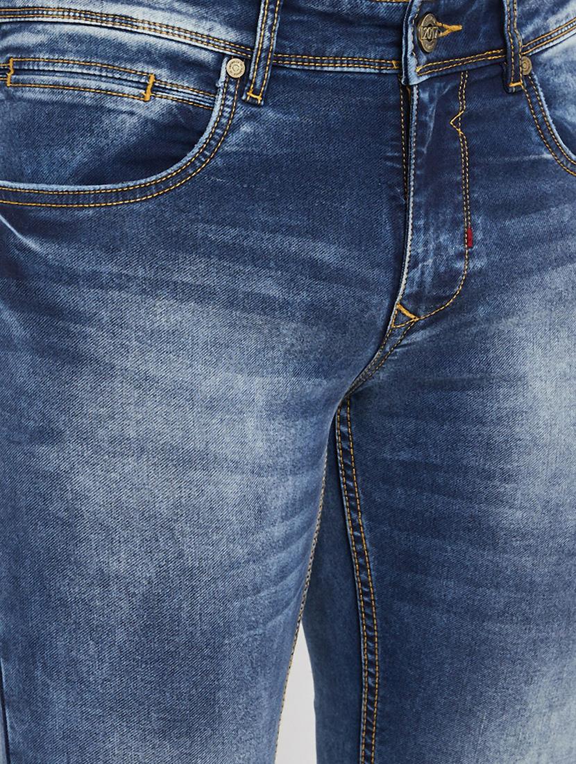 blue heavy washed denim jeans - 17578514 - Zoom Image - 5