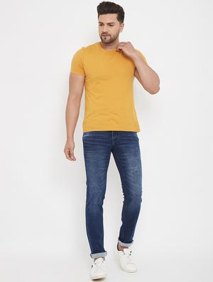 blue light washed denim jeans - 17578517 - Standard Image - 4