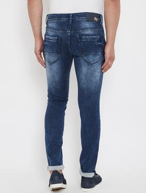 blue light washed denim jeans - 17578522 - Standard Image - 3