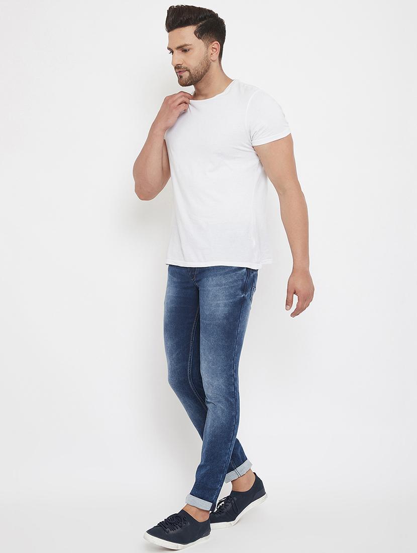 blue light washed denim jeans - 17578522 - Zoom Image - 4