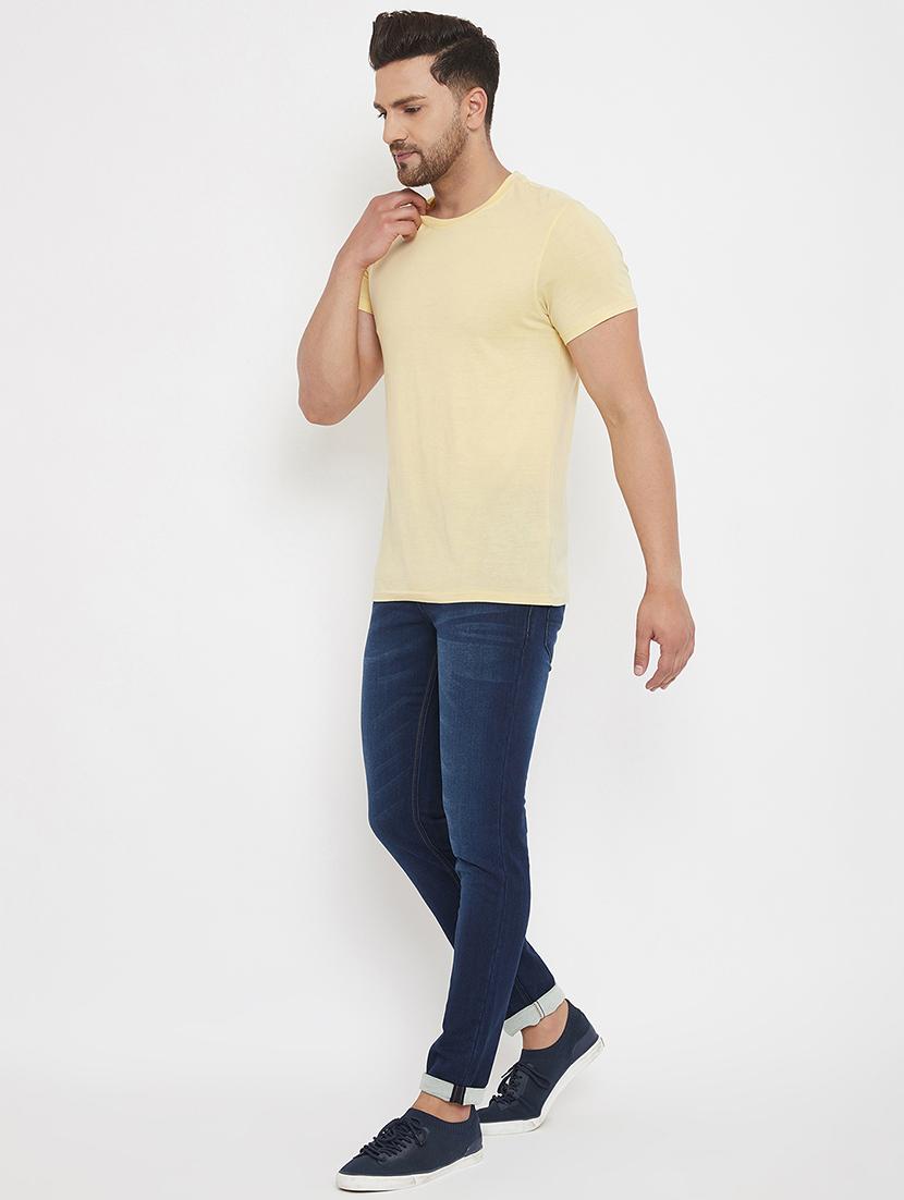 navy blue light washed denim jeans - 17578523 - Zoom Image - 4
