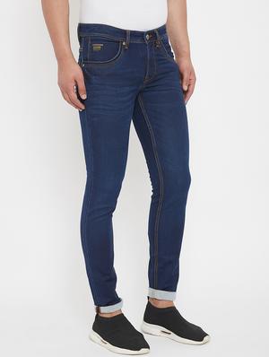 navy blue light washed denim jeans - 17578526 - Standard Image - 2
