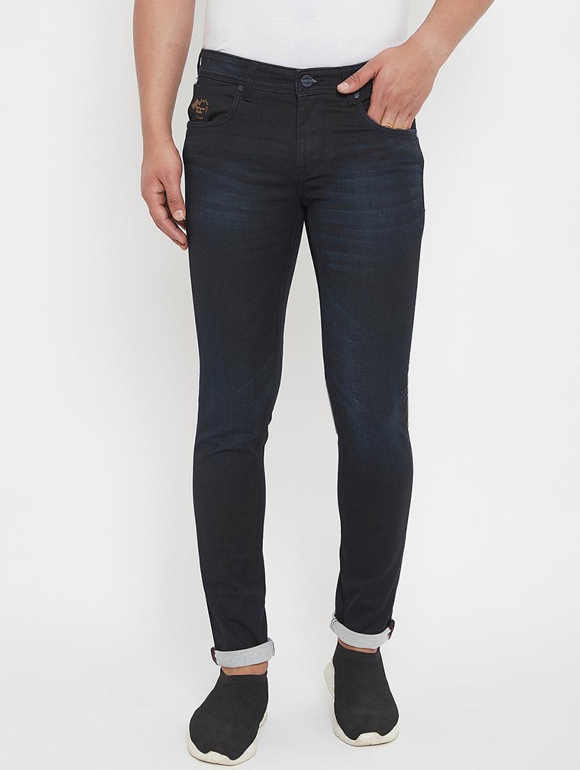 dark blue light washed denim jeans - 17578527 - Zoom Image - 1