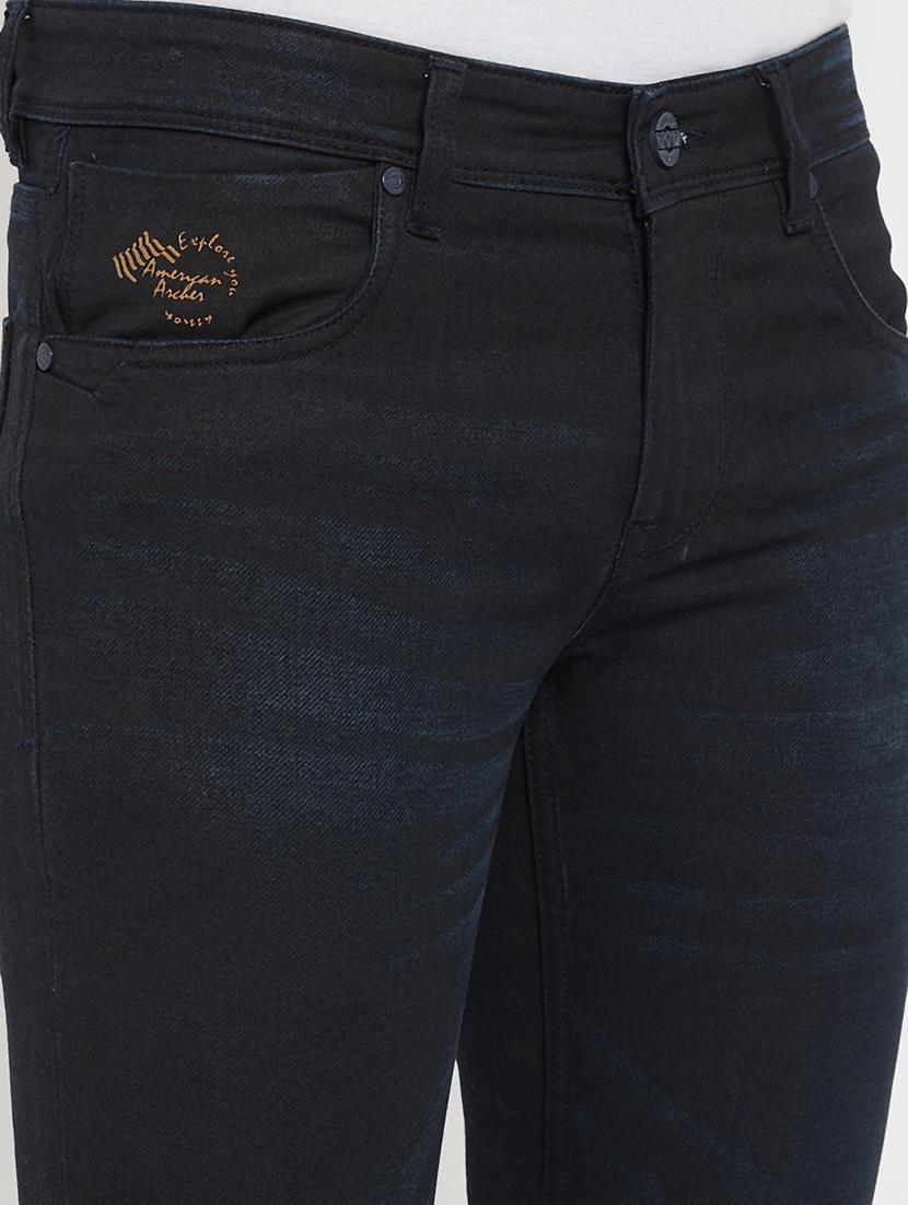 dark blue light washed denim jeans - 17578527 - Zoom Image - 5