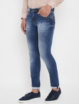 blue light washed denim jeans - 17578535 - Standard Image - 2